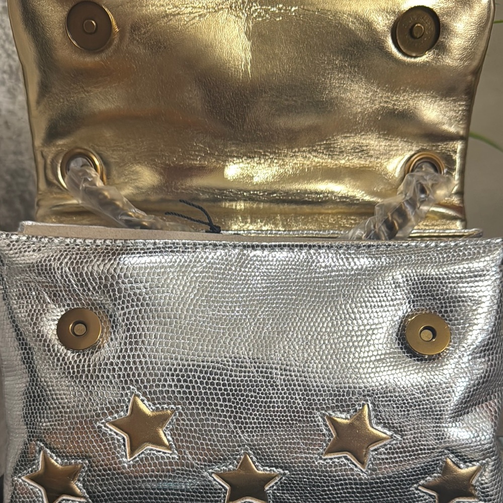 ❤️🍇🍇Host Pick Kurt Geiger Silver and Gold Shoulder Bag 🍇🍇 - Picture 8 of 15